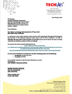 Intimation Update