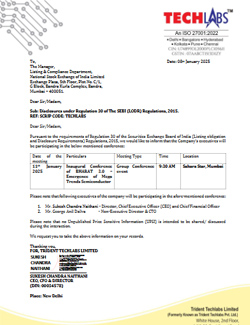 Intimation Mega Confrence