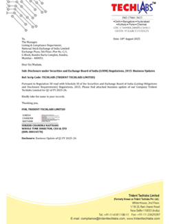 Disclosure under Securities and Exchange